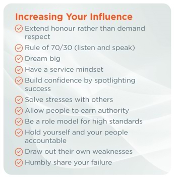 Effective ways to gain more influence in the workplace