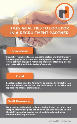 Key qualities in a recruitment partner specialised local and well resourced